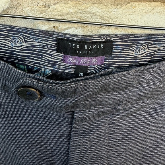 Ted Baker London Charcoal Grey Pants Ted’s Tall Fit 38 - Picture 2 of 5